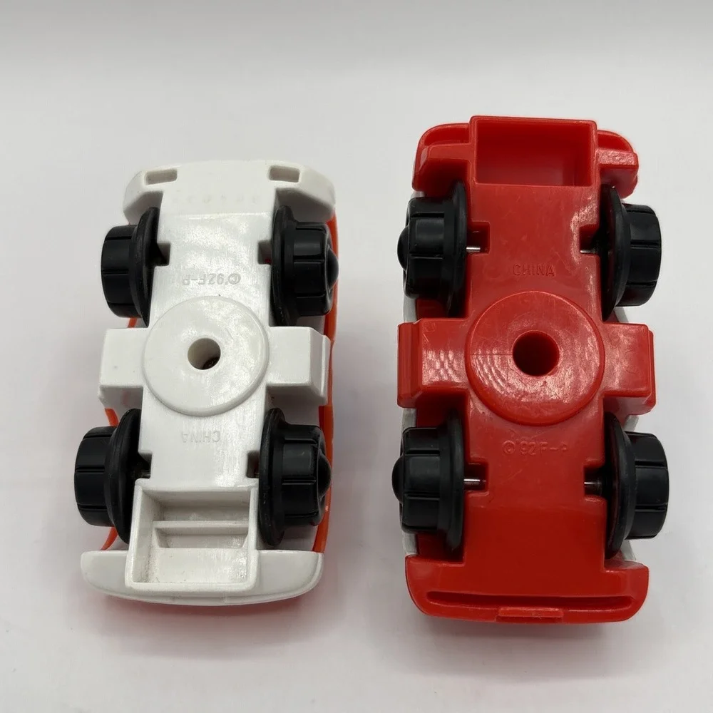 Vintage Fisher Price Flip Track Road & Rail‎ Cars Truck Replacement Lot of 2